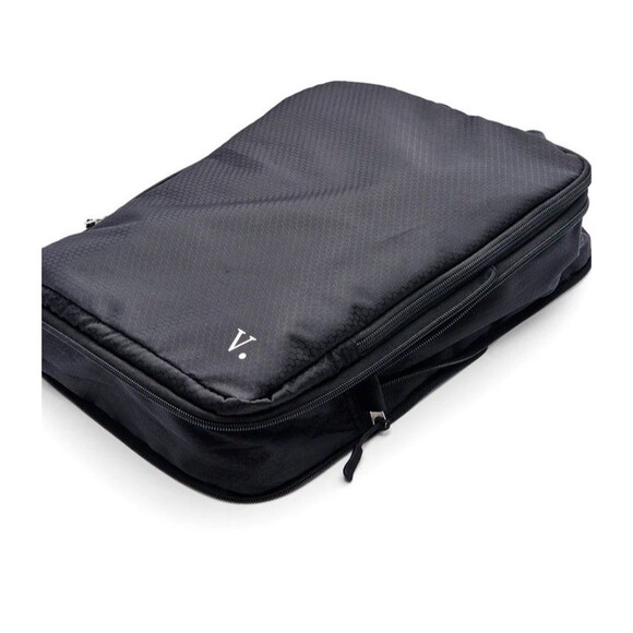 Verdict Packing Cubes Set 3 Travel Organizer Bags Who Let The Air Out Black NEW - Picture 4 of 10